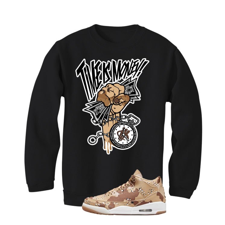 WNBA x Air Jordan 3 Desert Camo Black T-Shirt (Time Is product image 4