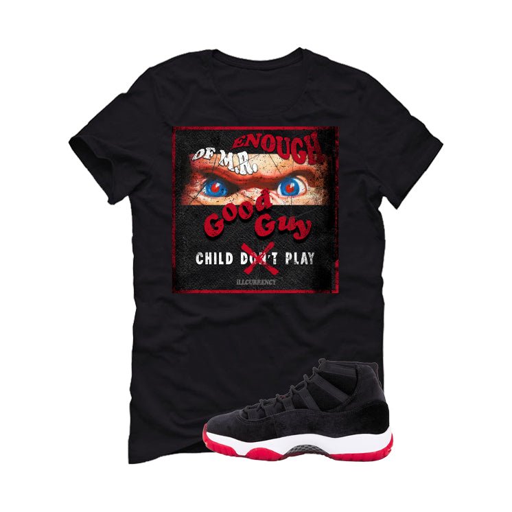 Air Jordan 11 Bred Velvet Black T-Shirt (ENOUGH OF MR GOOD product image 2