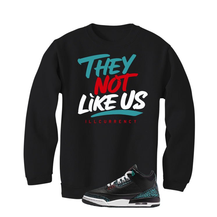 Air Jordan 3 GS Moto Black T-Shirt (They not like us) product image 4