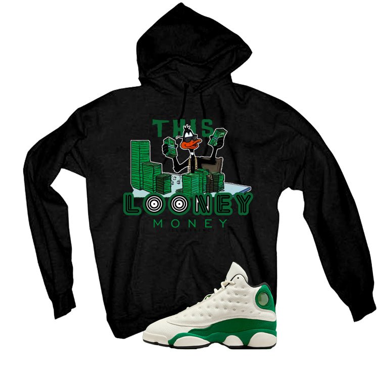 Air Jordan 13 GS Pine Green Black T-Shirt (Looney Money) product image 3