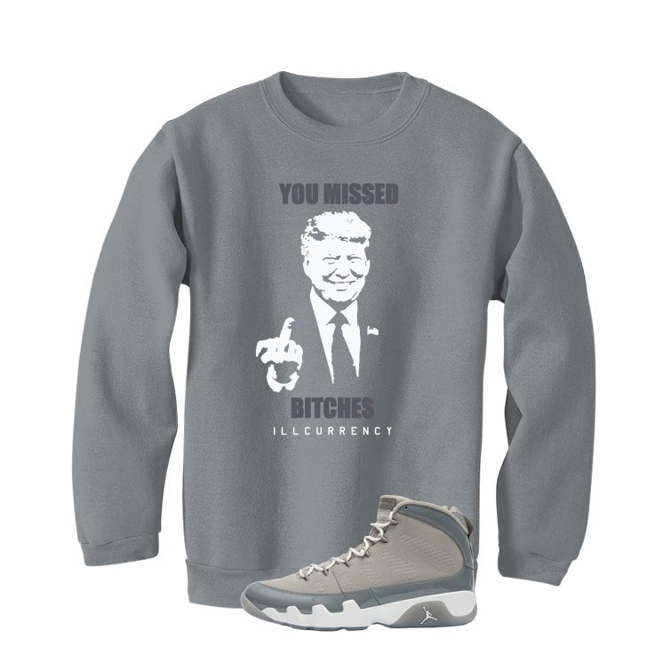 Air Jordan 9 Cool Grey T-Shirt (Trump you missed) product image 4