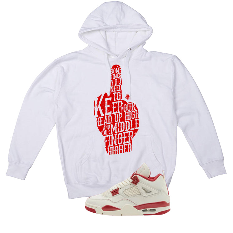 Air Jordan 4 Valentine’s Day (Sierra Red) Matching T-Shirt product image 3