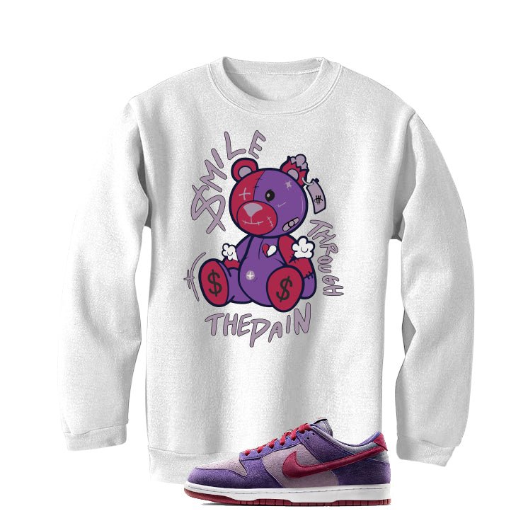 Nike Dunk Low “Plum” | illcurrency White T-Shirt (SMILE product image 4