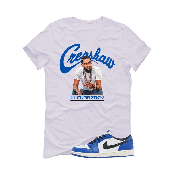 Air Jordan 1 Low OG Game Royal White T-Shirt (Crenshaw) product image 2