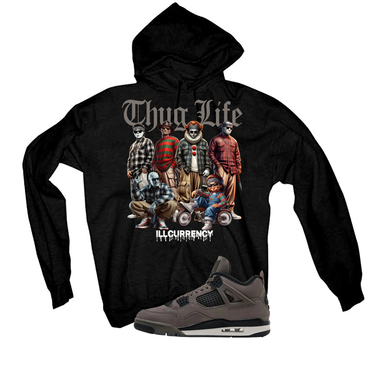 Air Jordan 4 Cave Stone Black T-Shirt (Thug Life product image 3