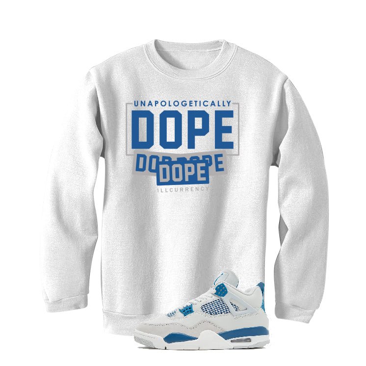 Air Jordan 4 “Military Blue” | illcurrency White T-Shirt product image 4