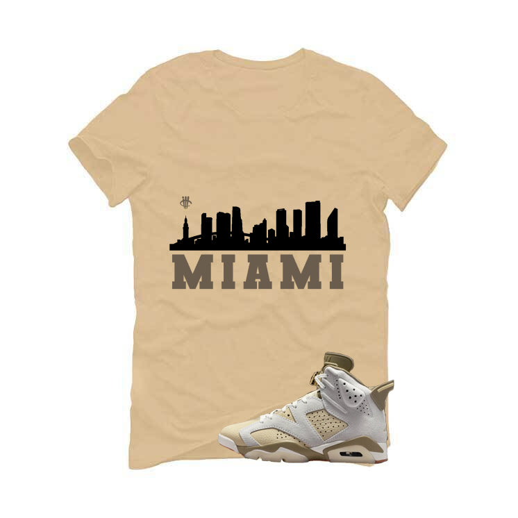 Air Jordan 6 Sail/Neutral Olive Matching T-Shirt product image 2