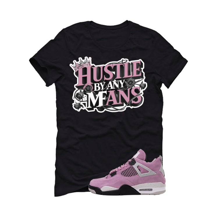 Air Jordan 4 WMNS Orchid Black T-Shirt (Hustle By Any product image 2