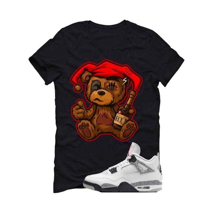 Air Jordan 4 White Cement Black T-Shirt (Teddy Henny) product image 2