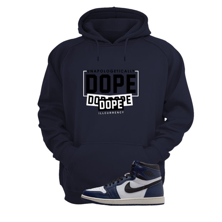 Air Jordan 1 High OG Midnight Navy Blue T-Shirt (DOPE) product image 3