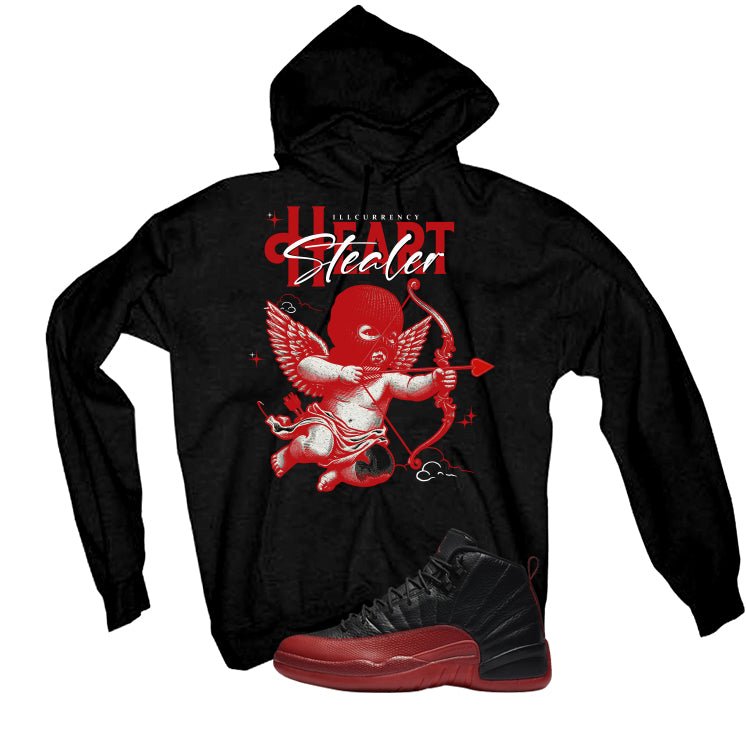 Air Jordan 12 Flu Game 2025 Black T-Shirt (Heart Stealer) product image 3
