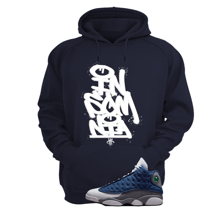 Air Jordan 13 Flint Navy Blue T-Shirt (Insomnia) product image 3