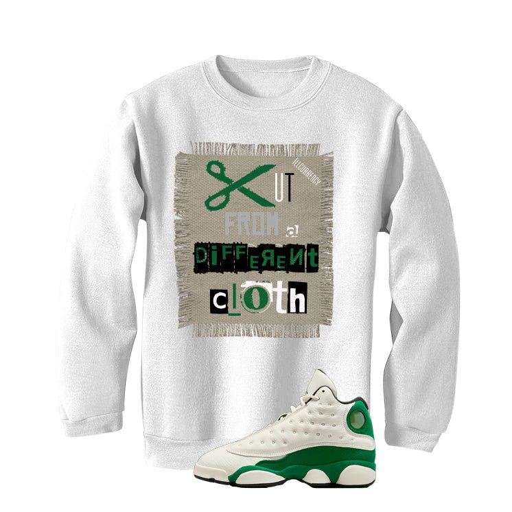 Air Jordan 13 GS Pine Green White T-Shirt (Cut from a product image 4