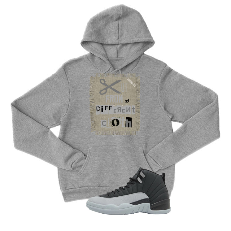 Air Jordan 12 Black/Wolf Grey T-Shirt (Cut from a different product image 3