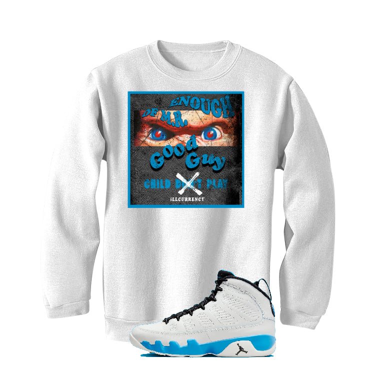 Air Jordan 9 “Powder Blue” | illcurrency White T-Shirt product image 4