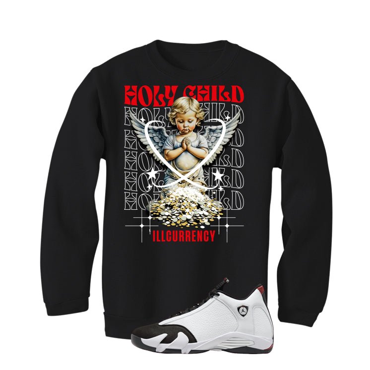 Air Jordan 14 Black Toe T-Shirt (Holy Child)| illcurrency product image 4