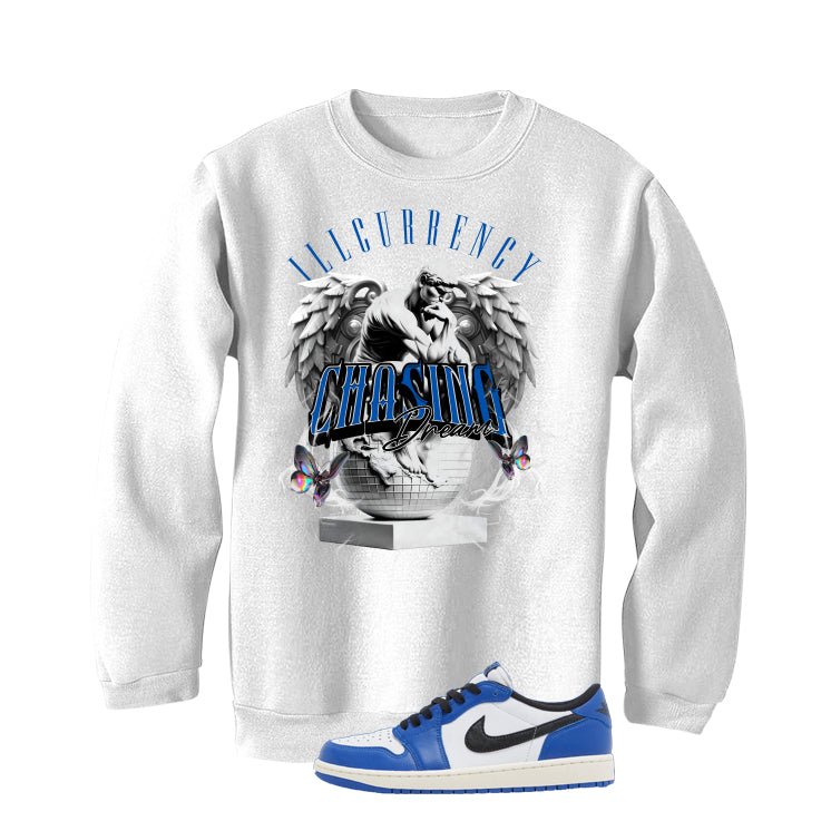 Air Jordan 1 Low OG Game Royal White T-Shirt (Chasing product image 4