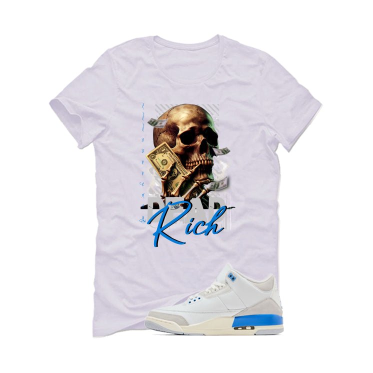 Air Jordan 3 Lucky Shorts White T-Shirt (Dead Rich) product image 2