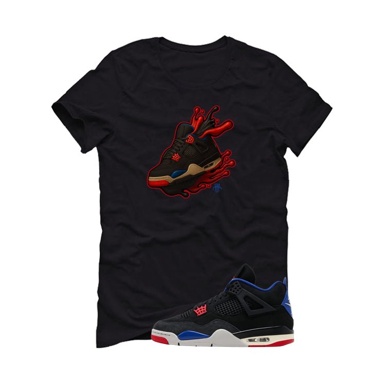 Air Jordan 4 Rare Air Black T-Shirt (Splash Shoe)| illcurrency