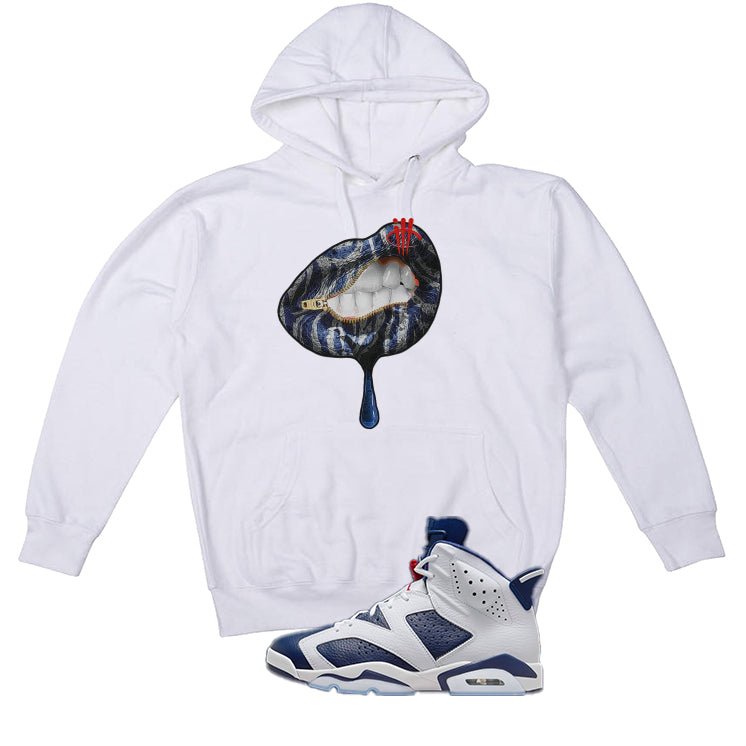 Air Jordan 6 Olympic White T-Shirt (LIPS UNSEALED) product image 3