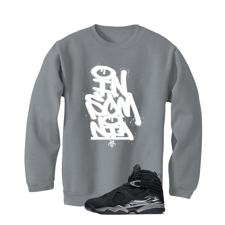 Air Jordan 8 Chrome Matching T-Shirt Grey (Insomnia) product image 4