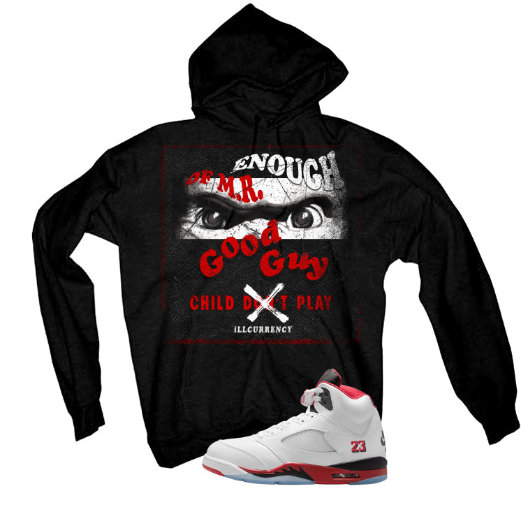 Air Jordan 5 Fire Red Black Tongue T-Shirt (ENOUGH OF MR product image 3