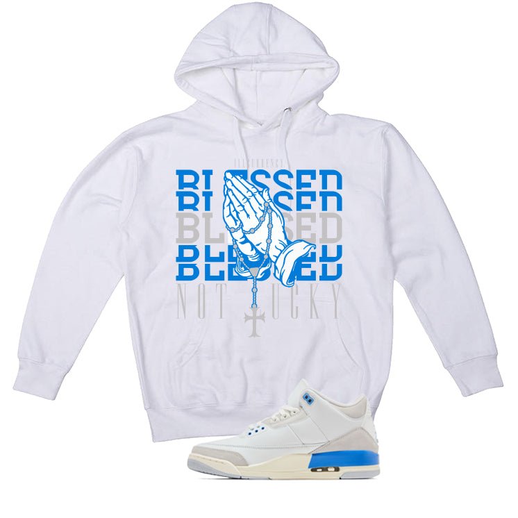 Air Jordan 3 Lucky Shorts White T-Shirt (Blessed not product image 3