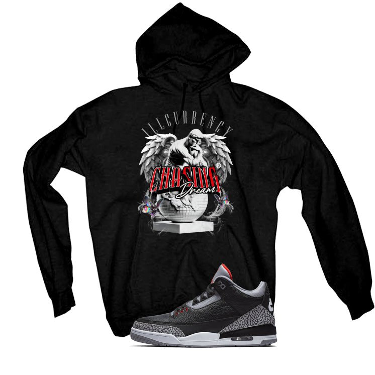 Air Jordan 3 Black Cement T-Shirt (Chasing Dreams) product image 3