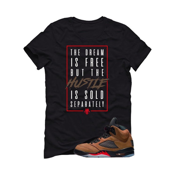 Air Jordan 5 Archaeo Brown Black T-Shirt (Dream is Free) product image 2