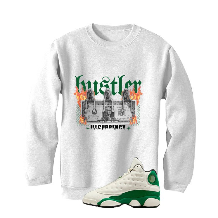Air Jordan 13 GS Pine Green White T-Shirt (See No Evil product image 4