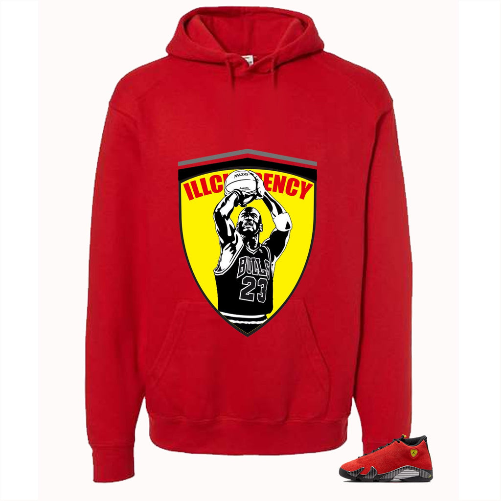 Air Jordan 14 Ferrari Red T-Shirt illcurrency product image 3