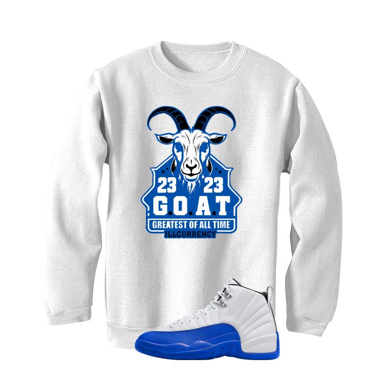 Air Jordan 12 Blueberry White T-Shirt (GOAT 23)| illcurrency product image 4