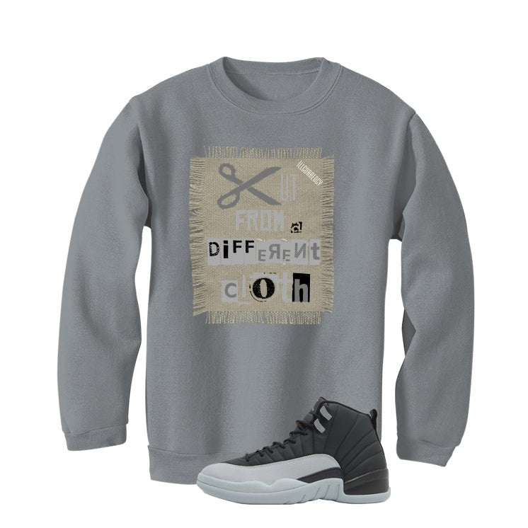 Air Jordan 12 Black/Wolf Grey T-Shirt (Cut from a different product image 4