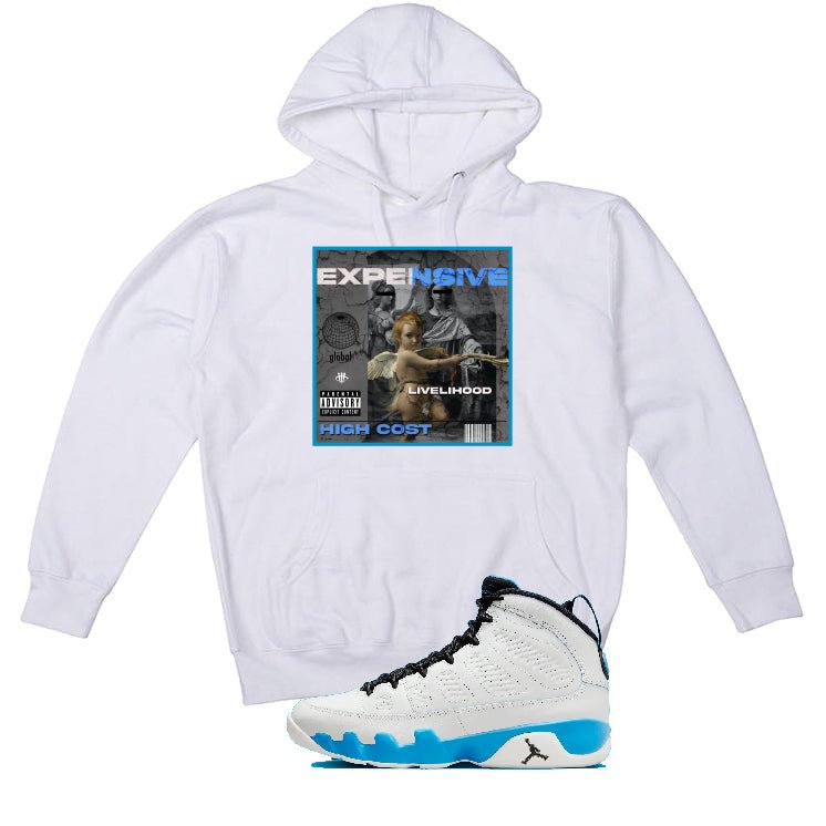 Air Jordan 9 “Powder Blue” | illcurrency White T-Shirt product image 3