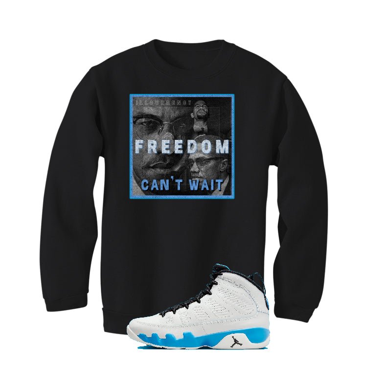 Air Jordan 9 “Powder Blue” | illcurrency Black T-Shirt product image 4