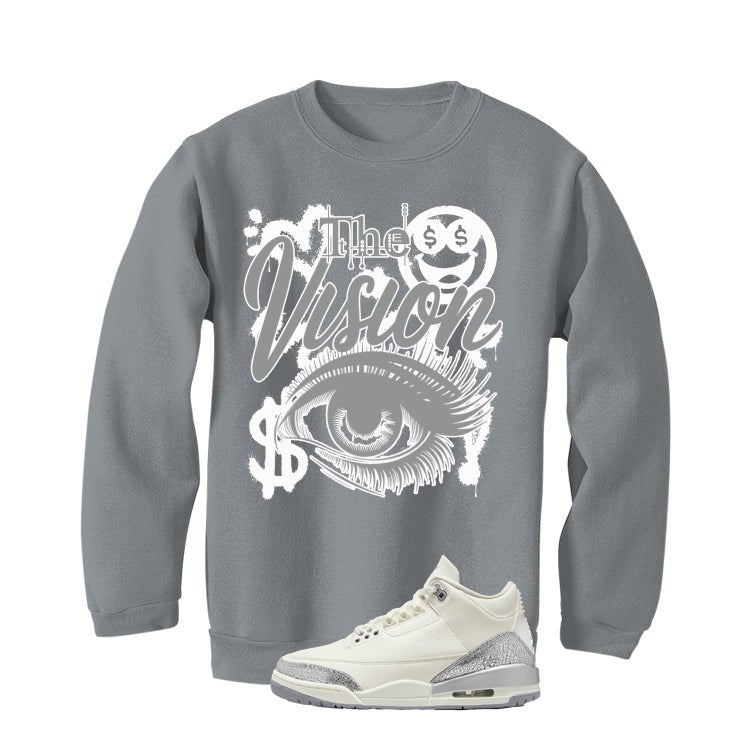 Air Jordan 3 WMNS Sail Grey T-Shirt (The Vision) product image 4