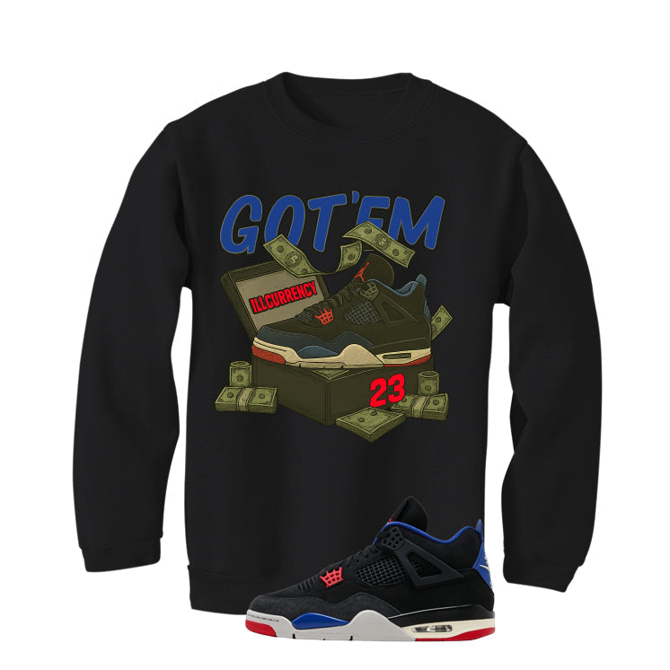 Air Jordan 4 Rare Black T-Shirt (Got Em)| illcurrency product image 4