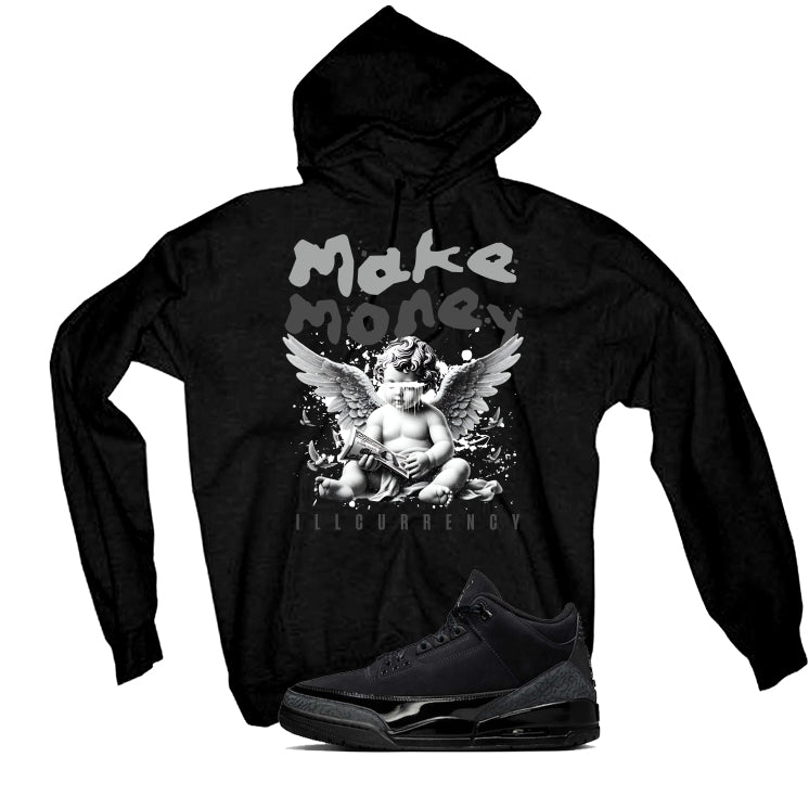Air Jordan 3 Black Cat T-Shirt (Make Money)| illcurrency product image 3