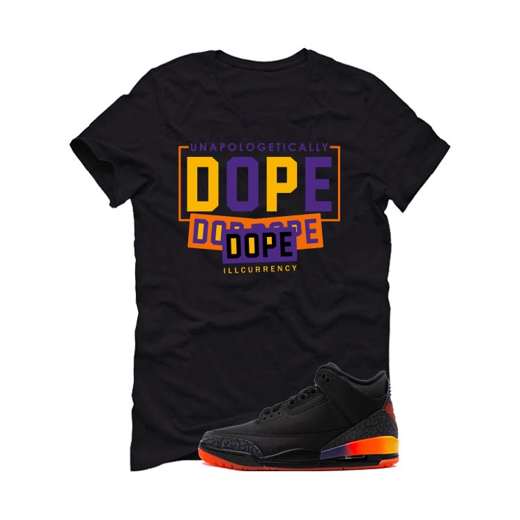 J Balvin x Air Jordan 3 Rio Black T-Shirt (DOPE) product image 2