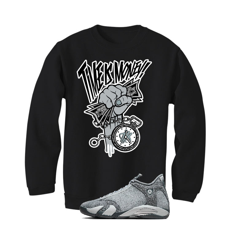 Air Jordan 14 “Flint Grey” | illcurrency Black T-Shirt product image 4