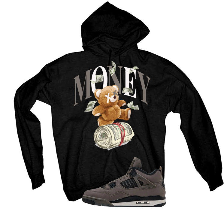 Air Jordan 4 Cave Stone Black T-Shirt (Money Bear Team) product image 3