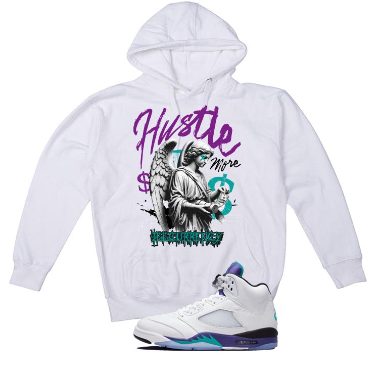Air Jordan 5 OG Grape White T-Shirt (Hustle More) product image 3