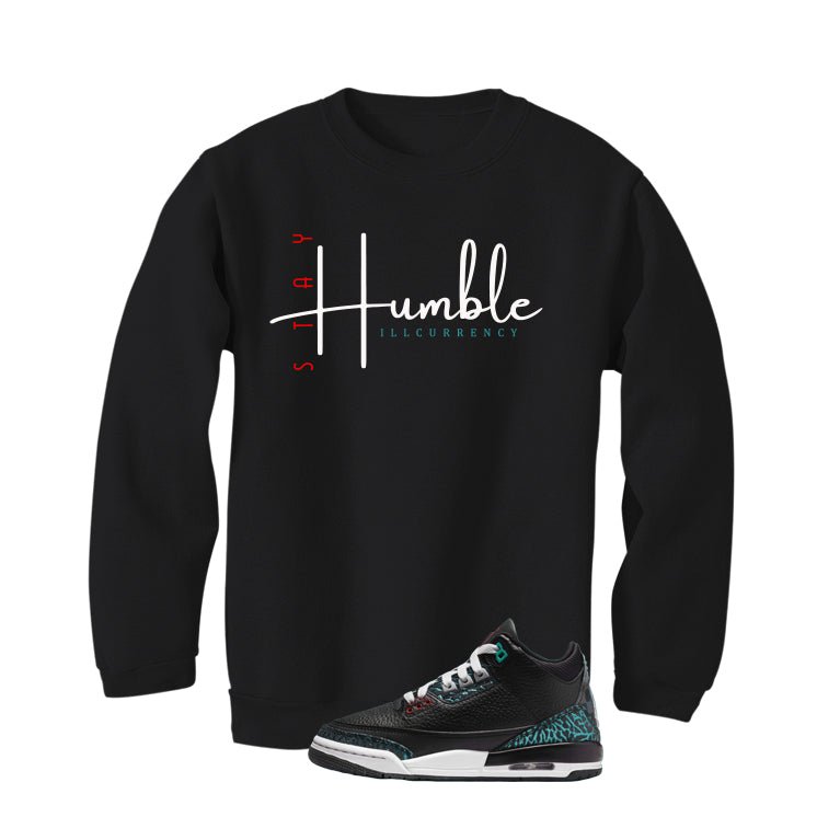 Air Jordan 3 GS Moto Black T-Shirt (Stay Humble) product image 4