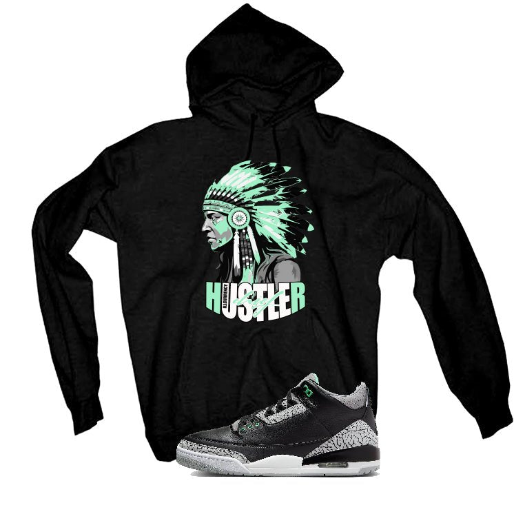 Air Jordan 3 “Green Glow” | illcurrency Black T-Shirt product image 3
