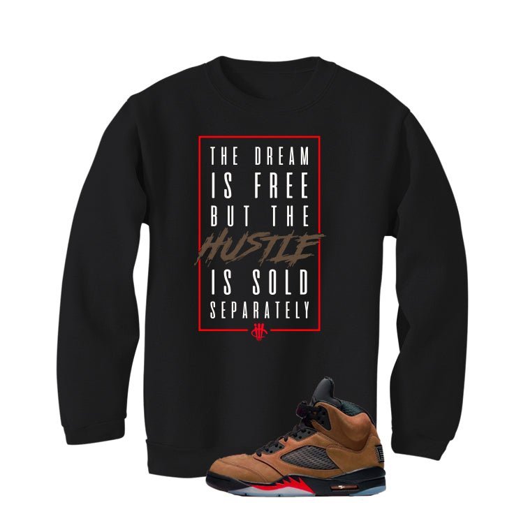 Air Jordan 5 Archaeo Brown Black T-Shirt (Dream is Free) product image 4