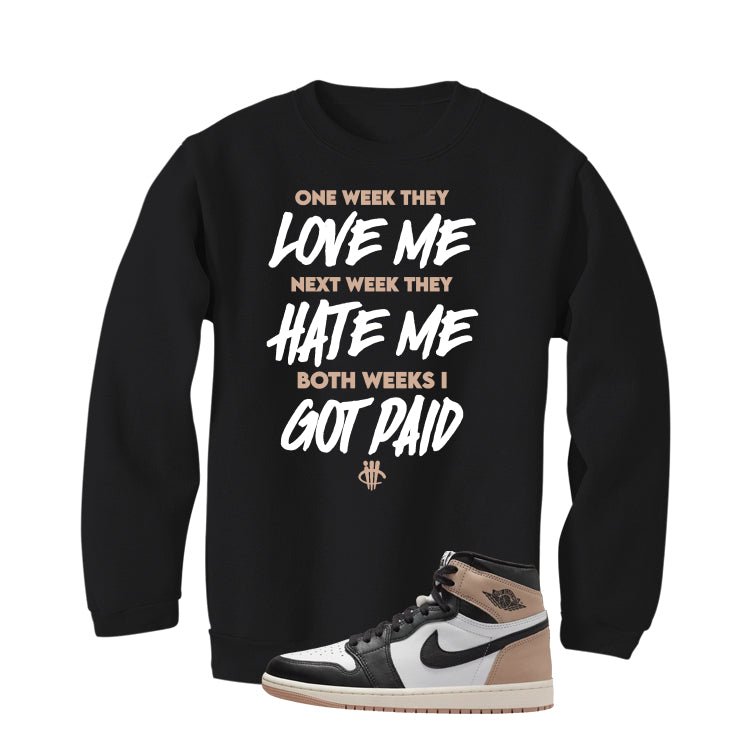 Air Jordan 1 High OG Latte Black T-Shirt (Paid)| illcurrency product image 4