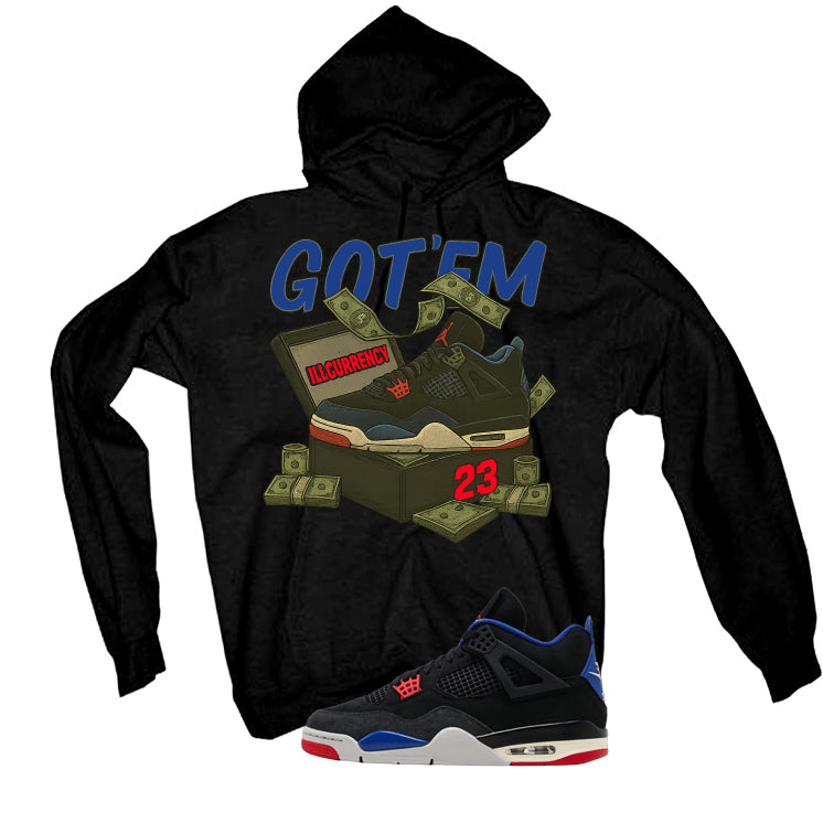 Air Jordan 4 Rare Black T-Shirt (Got Em)| illcurrency product image 3