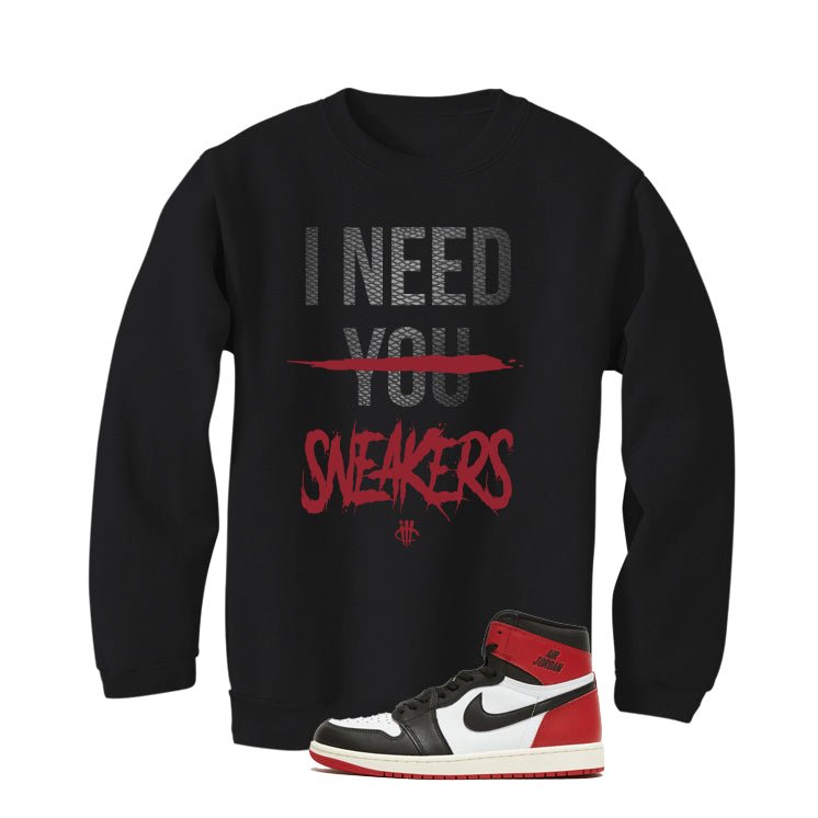 Air Jordan 1 High OG Black Toe Reimagined T-Shirt (I Need product image 4