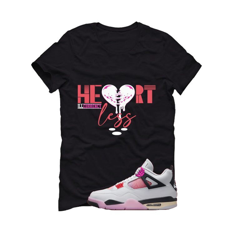 Air Jordan 4 Comic Matching T-Shirt Black (Heartless) product image 2