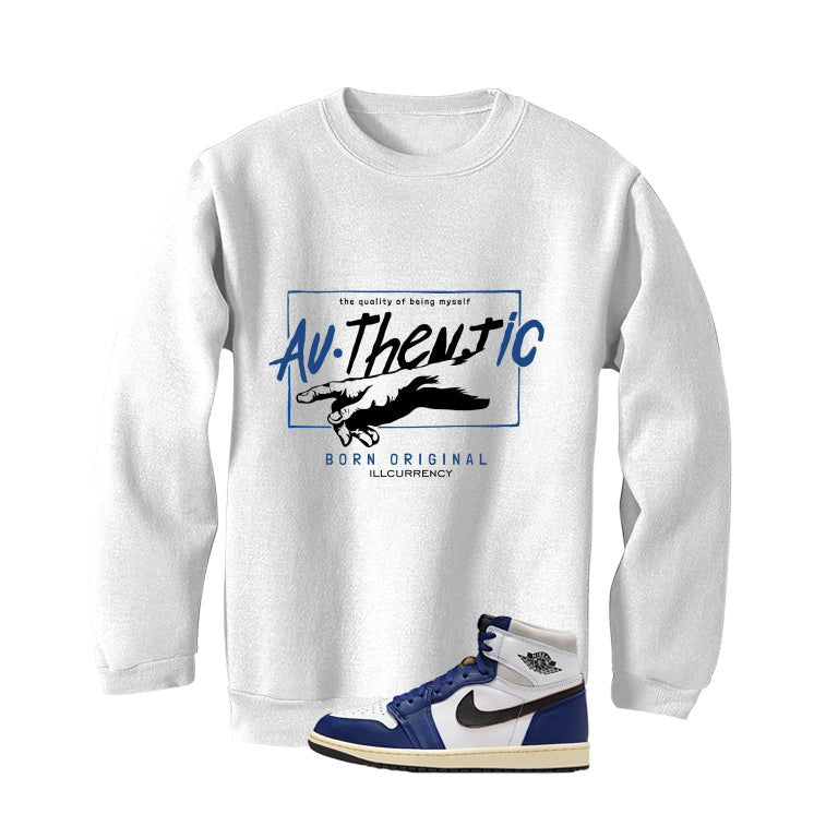 Air Jordan 1 Rare Deep Royal Blue White T-Shirt product image 4